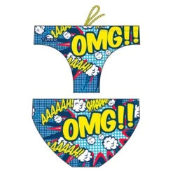 Badehose Wasserball Turbo Popstar OMG