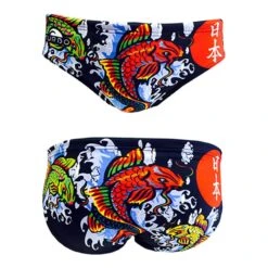 Badehose Wasserball Turbo Coi Fish Blau/rot