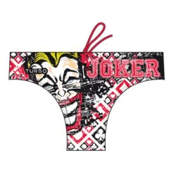 Badehose Wasserball Turbo Joker Cards Rot/schwarz