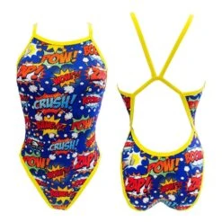 Badeanzug Turbo Boom Blau Damen