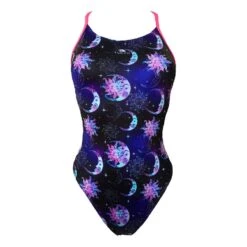 Turbo Teen Luna Damen Badeanzug Lila/pink