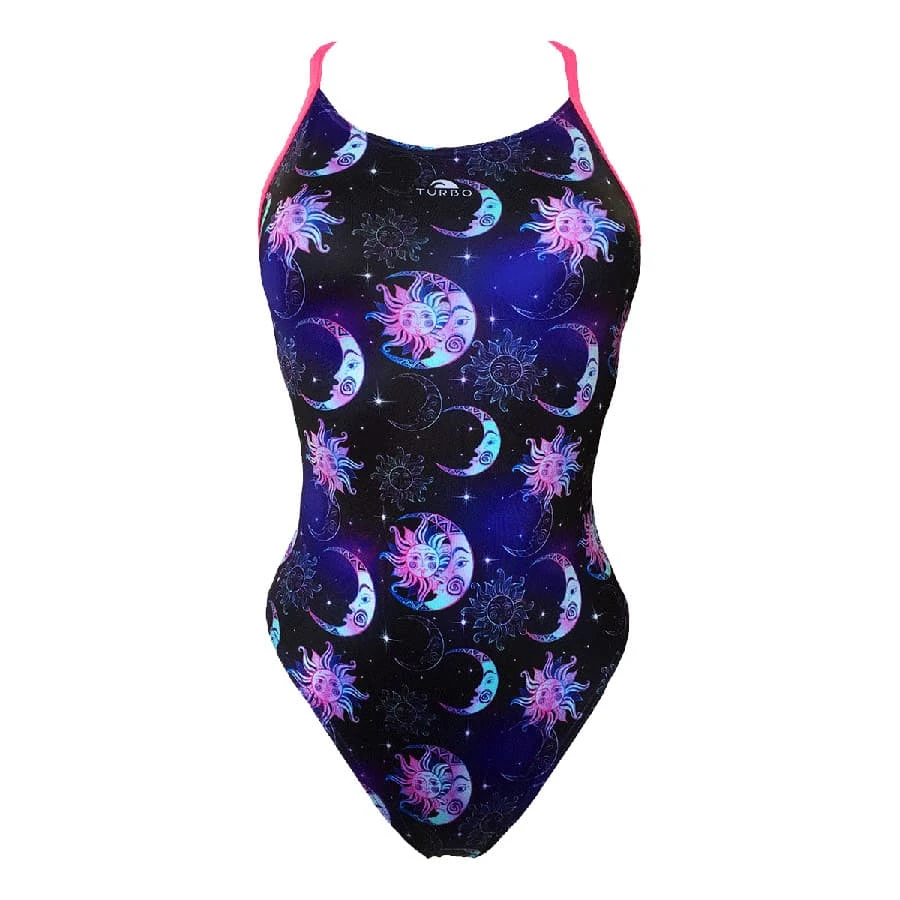 Turbo Teen Luna Damen Badeanzug Lila/pink