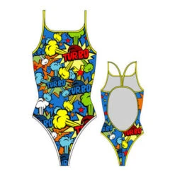 Badeanzug Turbo Pop Thin Strap Damen