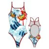 Badeanzug Turbo Carpa Japón Thin Strap Damen