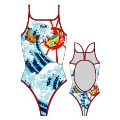 Badeanzug Turbo Carpa Japón Thin Strap Damen