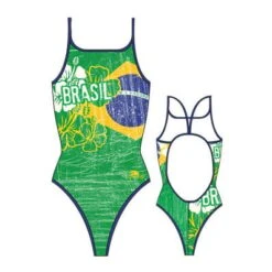 Badehose Turbo Brasil Vintage Dünne Streifen Frau