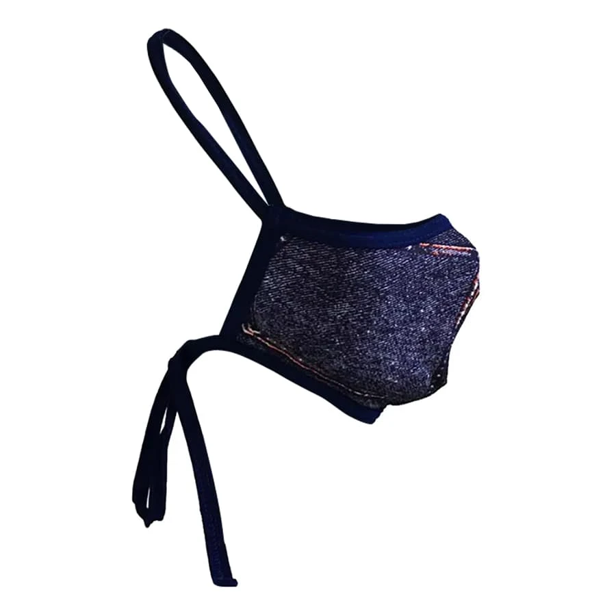 Turbo Schutzmaske Wiederverwendbar Grau/Jeans