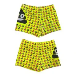Turbo Boxer Suit Full Printed Poo Glücklicher Gelber Junge