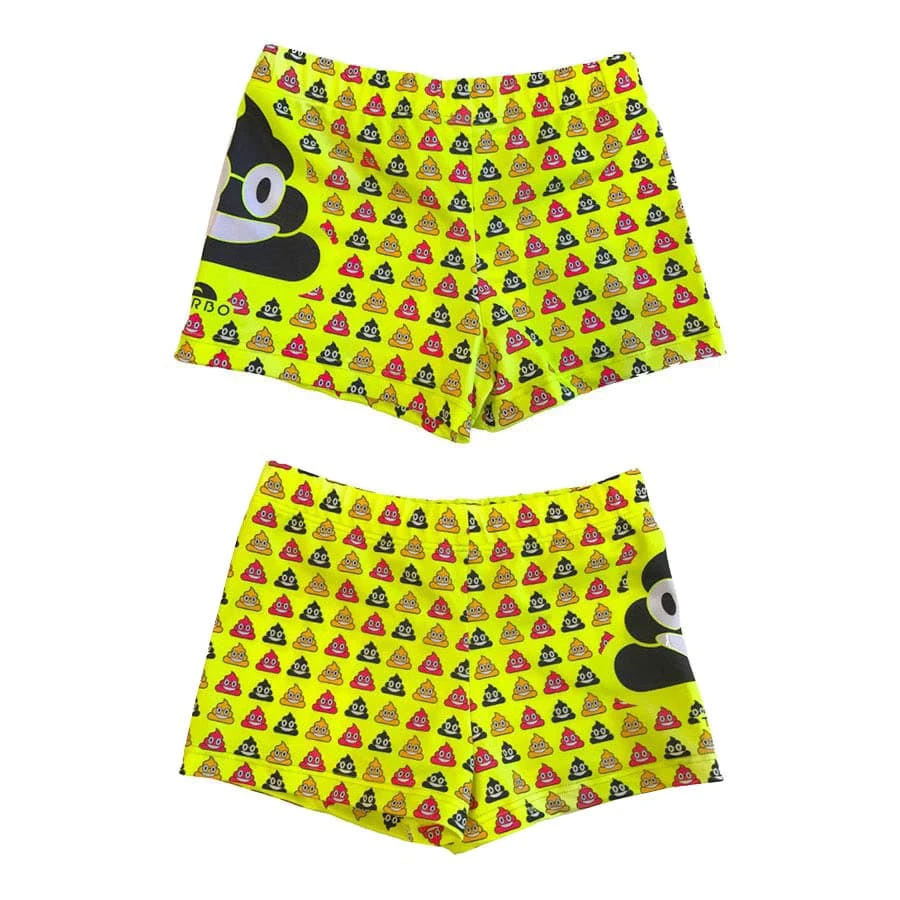 Turbo Boxer Suit Full Printed Poo Glücklicher Gelber Junge