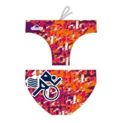 Badehose Turbo Multi Triathlon Orange/pink