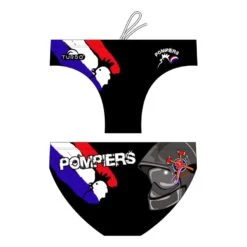 Badehose Wasserball Turbo Pompiers France