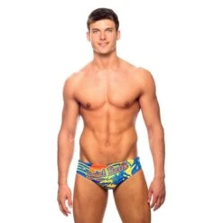 Badehose Wasserball Turbo Saint Barth Marineblau