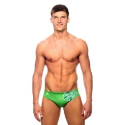 Badehose Wasserball Turbo Éire Grün