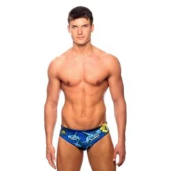 Badehose Wasserball Turbo Play At Your Own Risk Schwarz