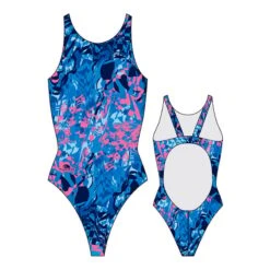 Badeanzug Turbo Seasons Wide Strap Royalblau Damen