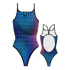 Badeanzug Turbo Walnut Thin Strap Marineblau Damen