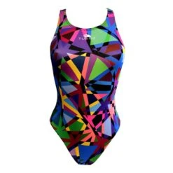 Badeanzug Turbo Kali Lila/grün/blau Damen