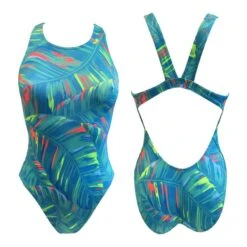 Badeanzug Turbo Banano Wide Strap Grün Damen