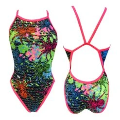 Badeanzug Turbo Acno Flour Thin Strap Grau Damen