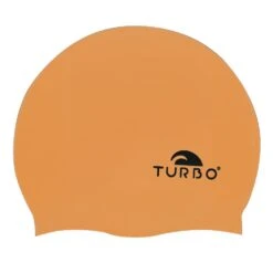 Schwimmkappe Turbo Aus Silikon Orange