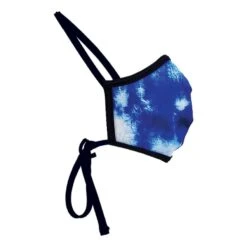 Turbo 50 Kinder Schutzmaske Wiederverwendbar Mit Nackenband Blau/weiß