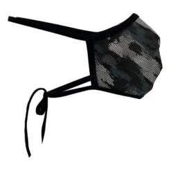 Turbo 50 Schutzmaske Wiederverwendbar Mit Nackenband Schwarz/grau