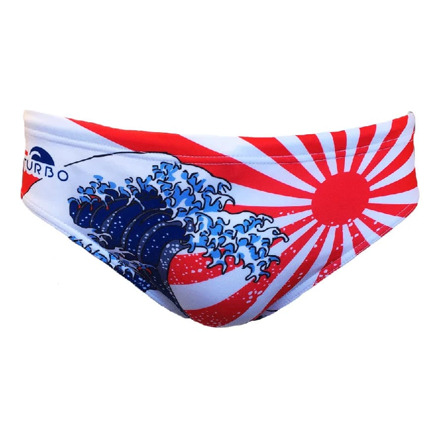 Wasserball-Hose Turbo Japan Kanji Weiß/blau/rot