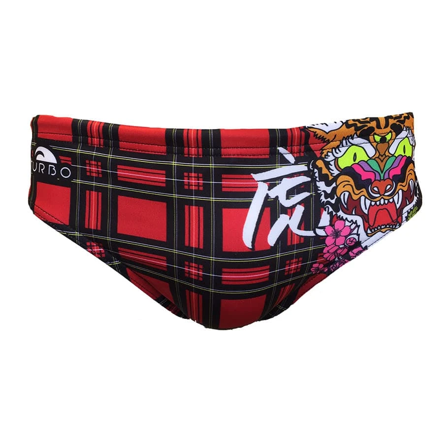 Wasserball-Hose Turbo Tartan Tiger Bunt