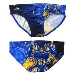 Wasserball-Hose Turbo Super Robot Happy Blau/gelb/grau Jungen