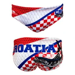 Turbo Croatia Barracuda Badehose Rot/blau/weiß