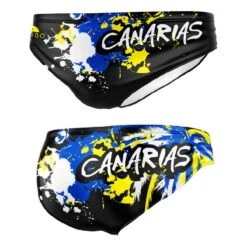 Turbo Canarias 2012 Badehose Schwarz/blau/gelb