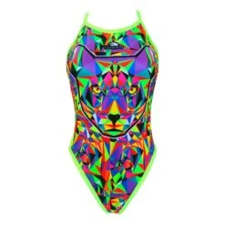 Turbo Geopuma Damen Badeanzug Bunt