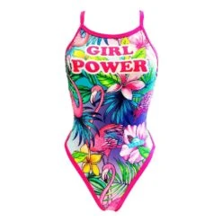 Badeanzug Turbo Girl Power Pink Damen