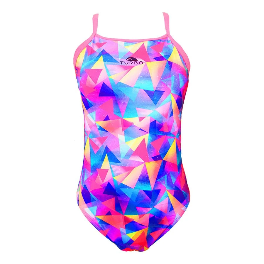 Badeanzug Turbo Swimsuit Geo Galaxy Bunt Damen
