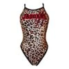 Badeanzug Turbo Leo Print Leopardenmuster Damen