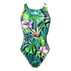Badeanzug Turbo Jungle Bird Bunt Damen