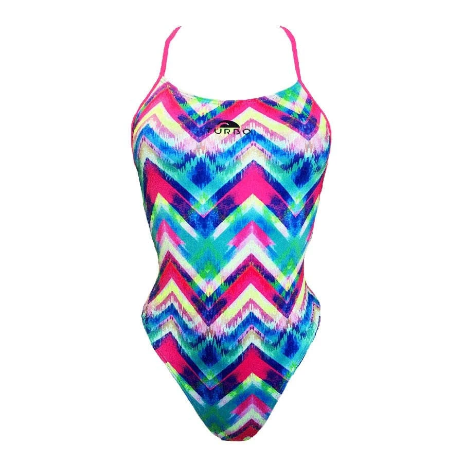 Badeanzug Turbo Synchro Tipi Bunt Damen