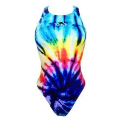 Badeanzug Turbo Swirl Wide Strap Bunt Damen