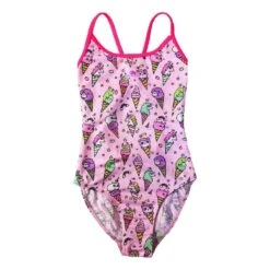 Badeanzug Turbo Happy Kids Dreamer Rosa Mädchen