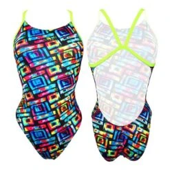 Turbo Sra Tunel Mädchen Badeanzug Bunt Damen