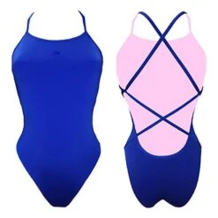 Turbo Sirene Damen Badeanzug Elektrisch-blau