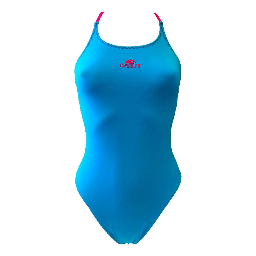 Turbo Comfort Cross Damen Badeanzug Himmelblau