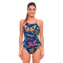 Badeanzug Turbo Style Butterfly Patron Entspannen Sie Sich Königliche Frau