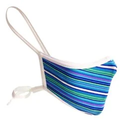 Turbo 2 Kinder Schutzmaske Wiederverwendbar Blau/grün/weiß