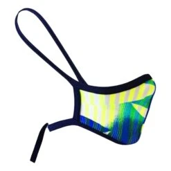 Turbo 2 Kinder Schutzmaske Wiederverwendbar Schwarz/blau/gelb